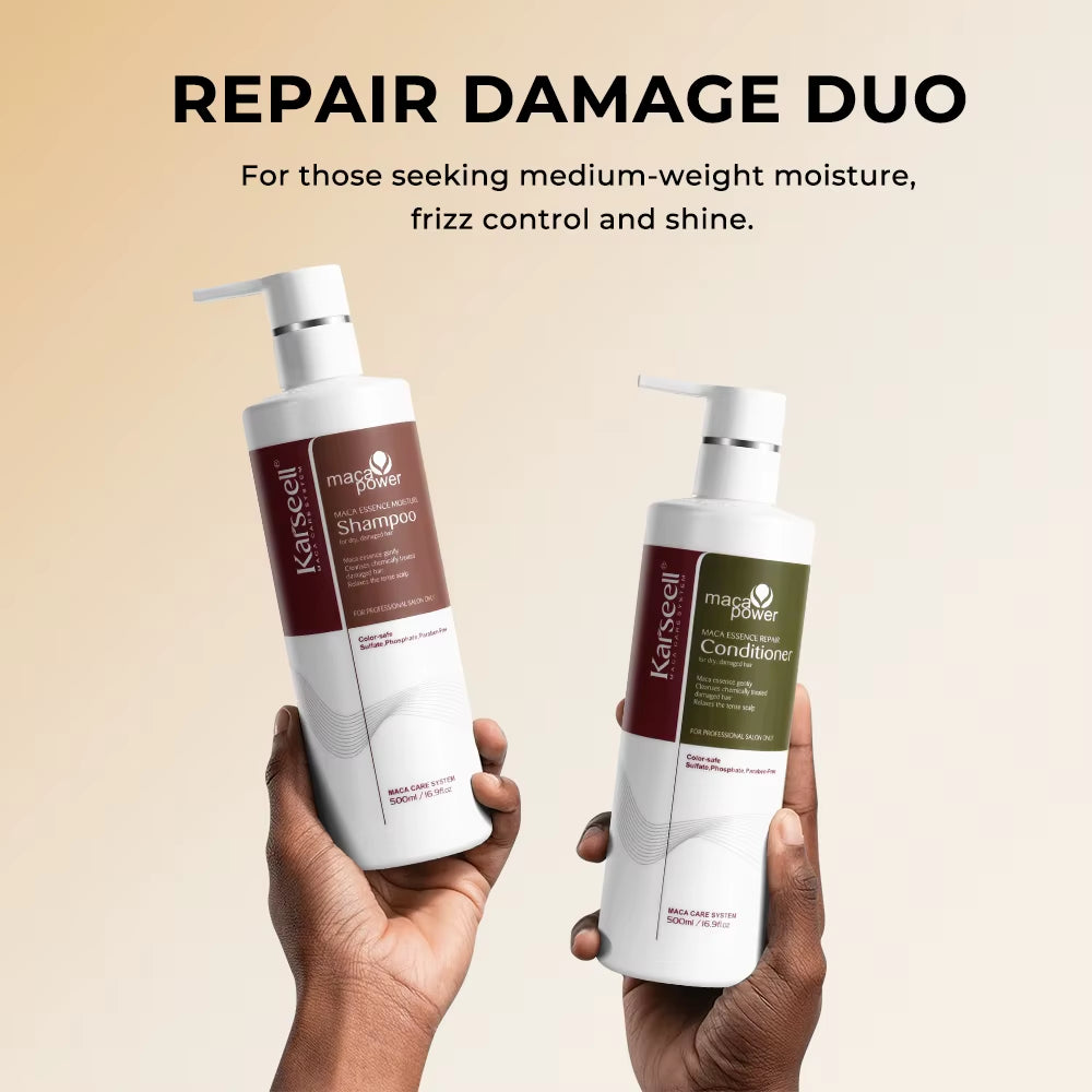 Collagen Hair Treatment Repair Conditioning, Shampoo and Conditioner for Dry Damaged Hair All Hair Types