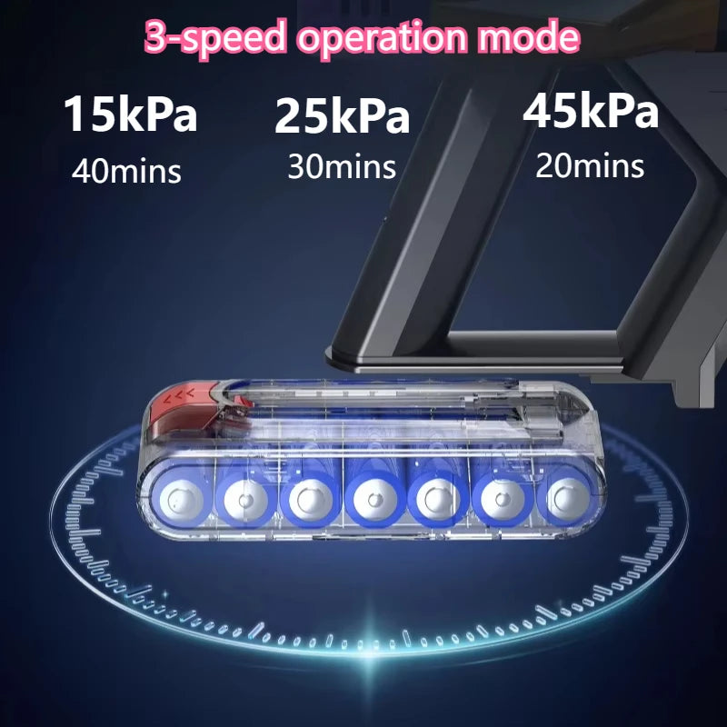 550W Cordless Handheld Vacuum Cleaner,50Kpa Strong Suction,Detachable & Replaceable Battery,Touchscreen,Vacuum Cleaner for Home